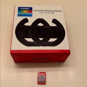 Nintendo Switch 2 Steering Wheel Mario Kart World Bundle